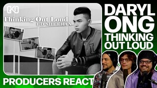 PRODUCERS REACT - Daryl Ong Thinking Out Loud Reaction