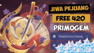 Event Jiwa Pejuang - FREE 420 PRIMOGEM【Genshin Impact】