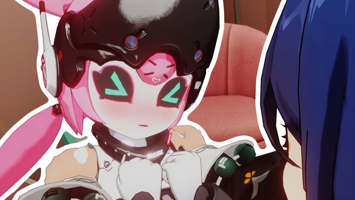 Sau khi bị quật ngã, cô nàng máy móc害羞 lại hóa ra đáng yêu đến thế!!？