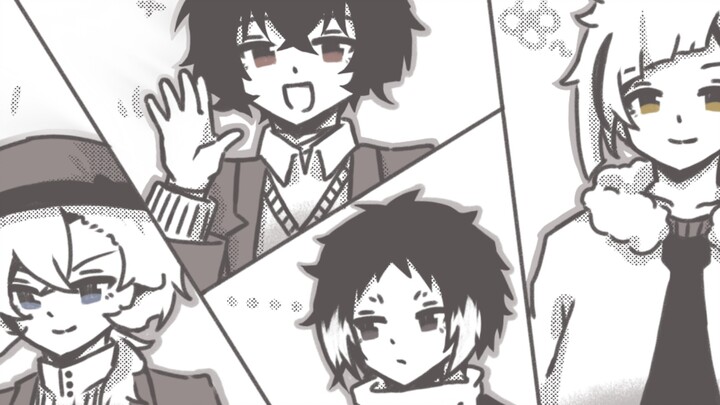 [ลายมือของสุนัขจรจัด Bungou/สีดำคู่ใหม่และเก่า] เด็กชายตัวใหญ่ที่ร่าเริงและร่าเริงของ Dundun