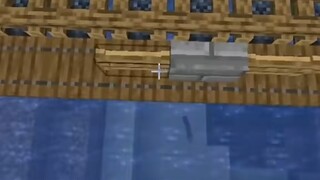 Minecraft：木桥搭建教程。