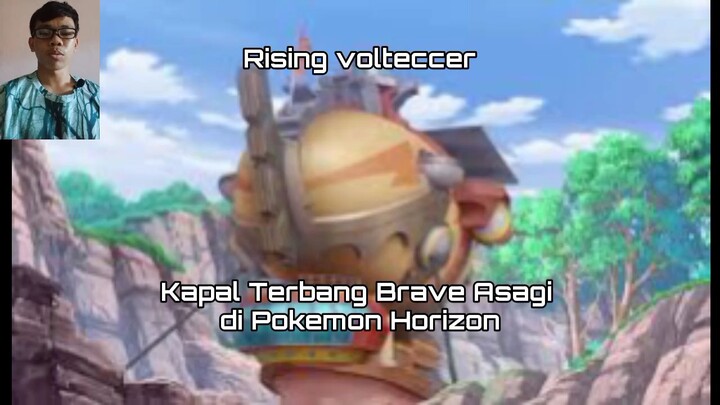 Kapal Terbang Brave Asagi di Pokemon Horizon