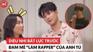 Diệu Nhi bất lực với đam mê "làm rapper" của Anh Tú, đi ngủ bắt vợ "thẩm nhạc"