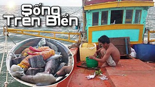 Cha trổ tài nấu canh chua ''Huyền Thoại'' ăn bữa cơm trên ghe | Ngư Dân Miền Tây