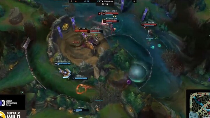 Liên Minh Huyền Ảo 100 vs IMT Highlights _ LCS Spring 2022 W2D1 _ 100 Thieves vs Immortals