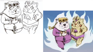 [Painting Process] It's a strange JoJo
