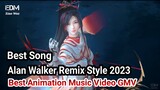 Best Song Alan Walker Remix Style 2023 - Best Animation Music Video GMV