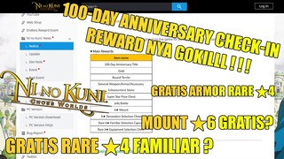 Login doang dapet Gratis Familiar Rare ? Armor rare ? Mount ⭐6 ? - Ni No Kuni Cross Worlds