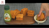 Món Nhật : Bánh mì nướng tôm giòn 3 #monNhat
