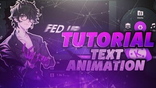 Tutorial Teks animation AMV simpel Kinemaster