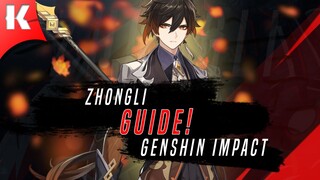 Zhongli (Archon) Hybrid Guide | Support & DPS in einem! | Genshin Impact Charakter Guide