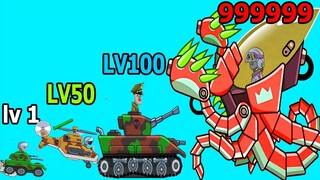 Tiến Hóa Evolving MÁY BAY Thành Xe Tăng QUÁI VẬT BIỂN CẢ Max LVL - Top Game Android Ios Thành EJ