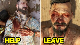 What Happens If You Save Frank VS Leave Him To Die -All Choices- DYING LIGHT 2