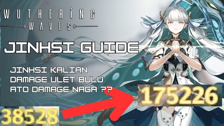 Jinhsi Guide, Jinhsi Kalian Damage Ulet Bulu atau Damage Naga ?? - Wuthering Waves