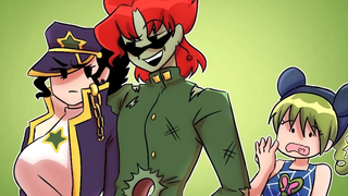 JOJO FNF เพศ SWAP การผจญภัย COMIC DUB V1