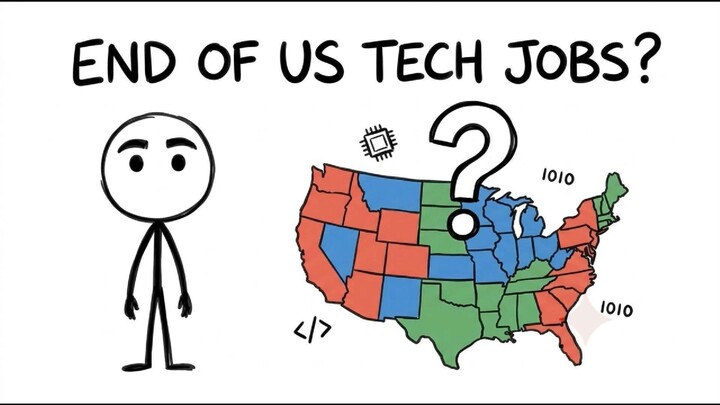 The End of US Tech Jobs? AI Layoffs, H-1B Fear and Going Home