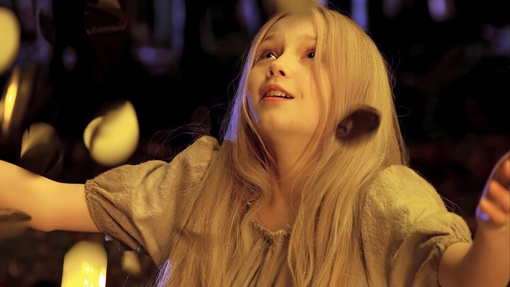 “The starry sky will turn into golden coins and fall down, as a gift to the brave and kind little gi