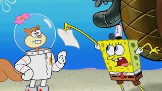 Trong Cuộc phiêu lưu mua sắm của SpongeBob, Sandy đã nhường toàn bộ lông đuôi của mình cho SpongeBob