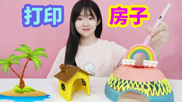 为小乌龟打印彩虹房子，用了5个小时制作，小乌龟会喜欢吗？