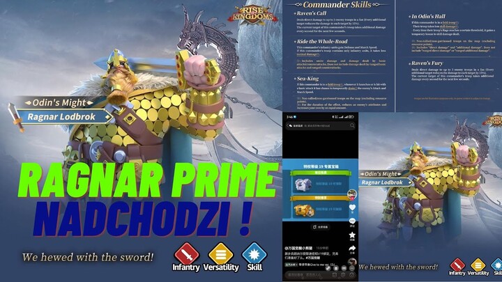 Ragnar Prime Nadchodzi ! Nowe KvK/ViP 19 -Rise of Kingdoms Optimusprimal Gaming