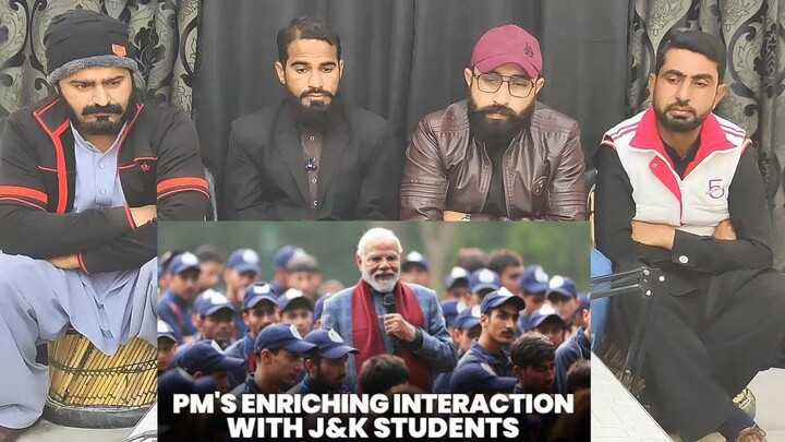 PM Modi's heart-to-heart conversation with students from Jammu & Kashmir #PakistaniReaction
