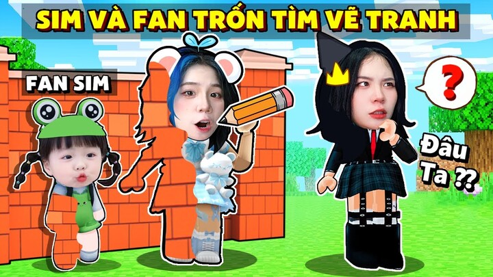 Mèo Simmy Và Sammy Chơi Trốn Tìm Vẽ Tranh Cùng Bé Fan Đáng Yêu Trong Roblox