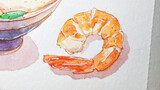 [Hội họa] Vẽ thức ăn bằng màu nước cho người mới bắt đầu