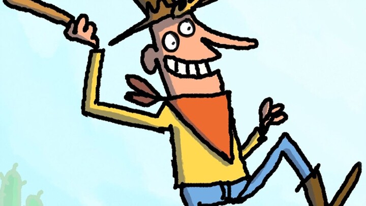 "Cartoon Box Series" An unpredictable ending of the brain hole animation - Cowboy and Boomerang