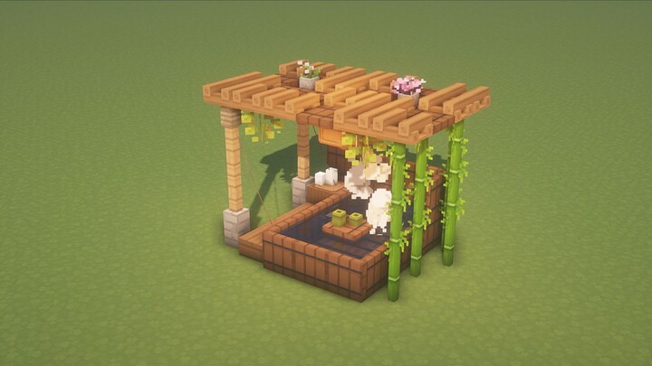 Build a little hot spring and soak in it~