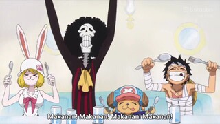 pokoknya masakan sanji tahta tertinggi 😂 | sendok luffy paling gede