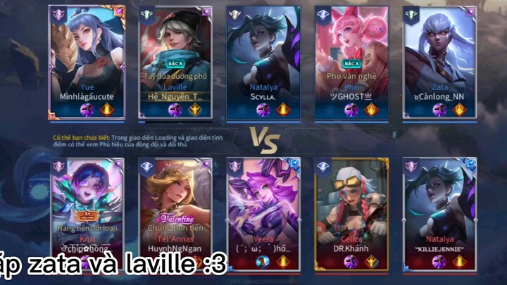 Nay làm về cặp Zata và laville 😘🥰