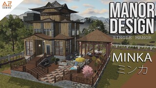 LifeAfter: SINGLE MANOR - Japanese Style - Minka (民家) | Manor Design | Tutorial