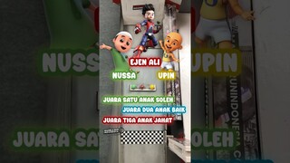 Juara 1 Jadi Anak Sholeh! Juara 3 Jadi Anak Nakal! Ejen Ali 🆚 Nussa 🆚 Upin! | REQ: @juniordimas2018