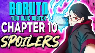 🚨 SARADA VS HIDARI BEGINS - Boruto Two Blue Vortex Ch 10 OFFICIAL SPOILERS!