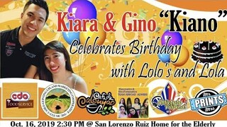 KiaNo Birthday Celebration with Lolos and Lolas! Kianonatics and Gino Forzanatics Charity Activity