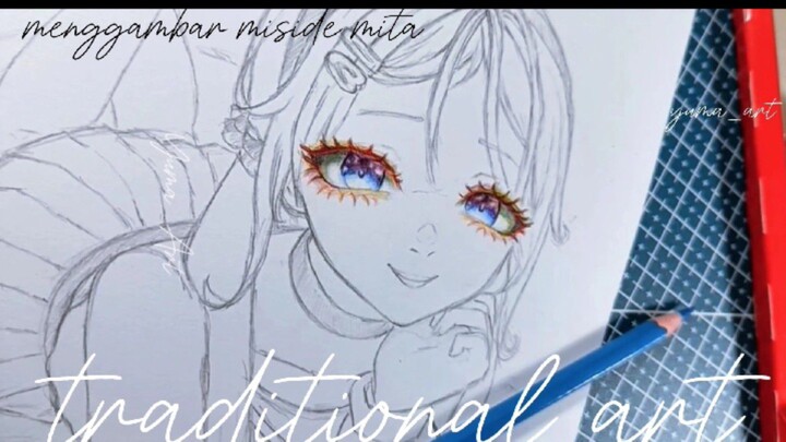 mewarnai mata Miside Mita 😯 [Yuma_Art]