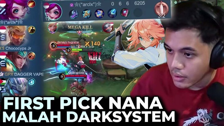 Lagi Winstreak Ketemu Nana First Pick Jadi Dark System!! Mode Pencabut Nyawa!! -