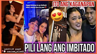 ACTUAL VIDEOS at PHOTOS ng 22nd Birthday Dinner ni Belle Mariano (Intimate) | DONBELLE