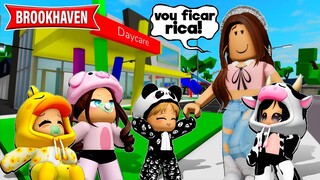 A INTERESSEIRA ADOTOU TODOS OS ÓRFÃOS PRA FICAR MILIONÁRIA  Historinhas Brookhaven Roblox