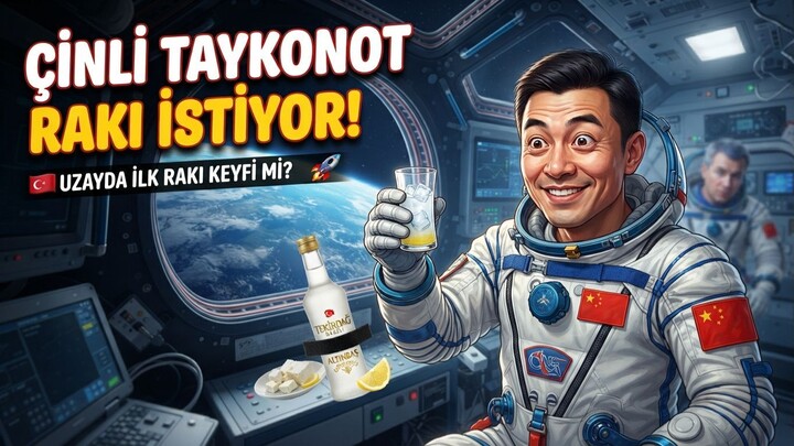 Çinli taykonot rakı istiyor, sen nerden bilicen rakı içmeyi...