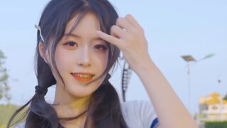 [Vertical screen] Soft fragrance ~ gradient blue silk jumpsuit 💦wiggle wiggle