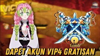 DIKASI AKUN VIP 4 GRATISAN TERNYATA TOP RANKING 6 ARENA - DEMON SLAYER BLADE OF HASHIRA
