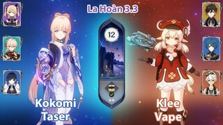 Kokomi Taser & Klee Vape | La Hoàn Thâm Cảnh Tầng 12 | Genshin Impact 3.3