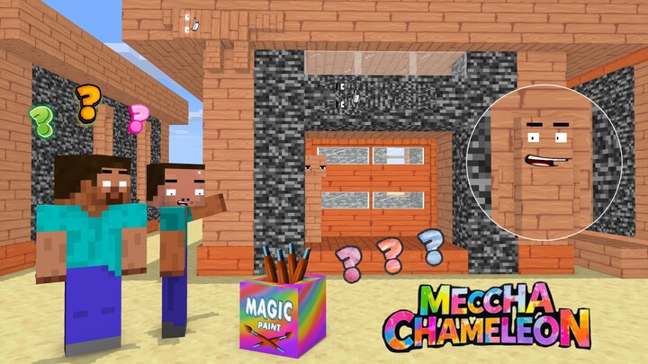 HELP Herobrine From MECCHA CHAMELEON CHALLENGE - oreE TV Animation