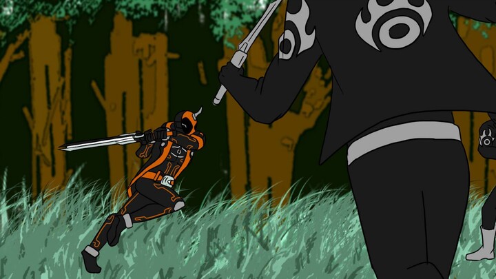 【Animation】A ghost fight scene