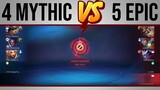 4 mythic VS 5 epic