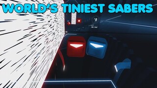 World's TINIEST Sabers in Beat Saber