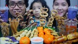 FILIPINO STREET FOOD | PINOY STREET FOOD MUKBANG | COLLAB WITH @SEVILLA Fam Vlogs