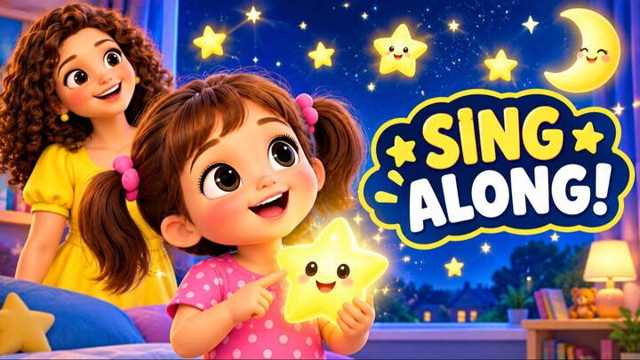 Twinkle Twinkle Little Star 🌙 Bedtime Lullaby & Kids Songs