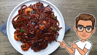 Home Cooked Hokkien Mee Recipe | KL Hokkien Mee | Halal Hokkien Mee | Easy Hokkien Fried Mee